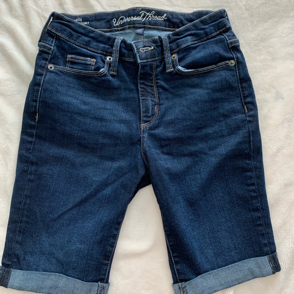 Denim girls Long cuffed shorts size 0/25R